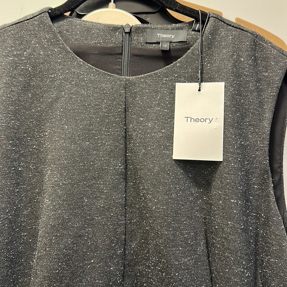 NWT Theory Charcoal Ponte Dress 14 - Picture 2 of 3